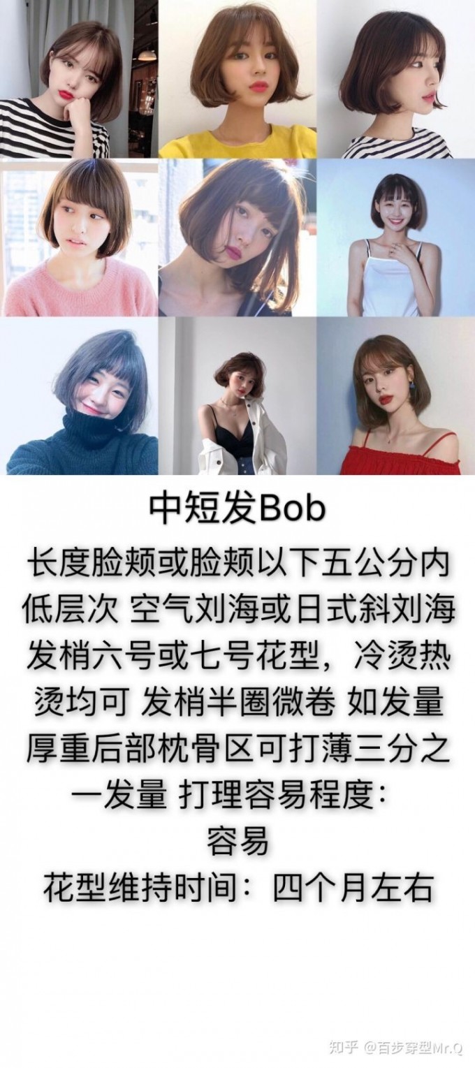 中短发bob