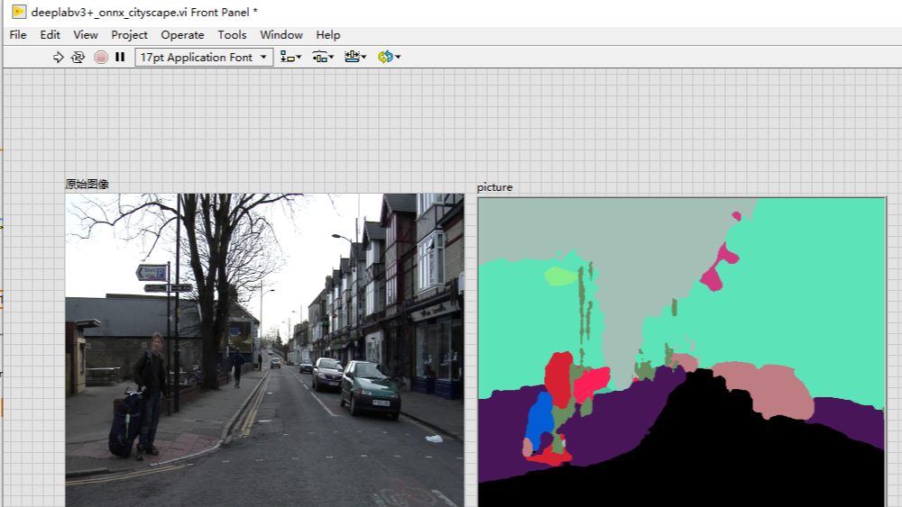 使用LabVIEW实现 DeepLabv3+ 语义分割含源码