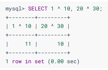 按位异或运算符的使用