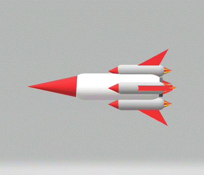 3D模型 | 回旋火箭弹乐园教程之火箭  有手就会的火箭弹教程，超详细>>
