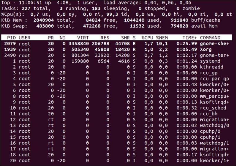 Linux 查看内存使用情况的几种方法