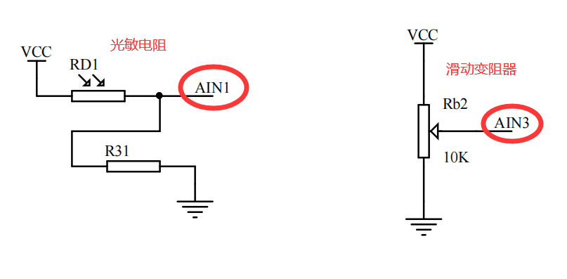 PCF8591（A/D，D/A 转换）