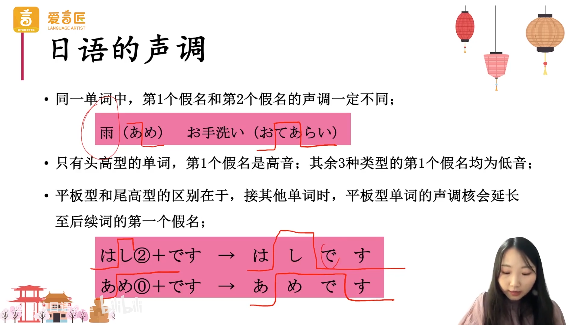 日语声调的特点