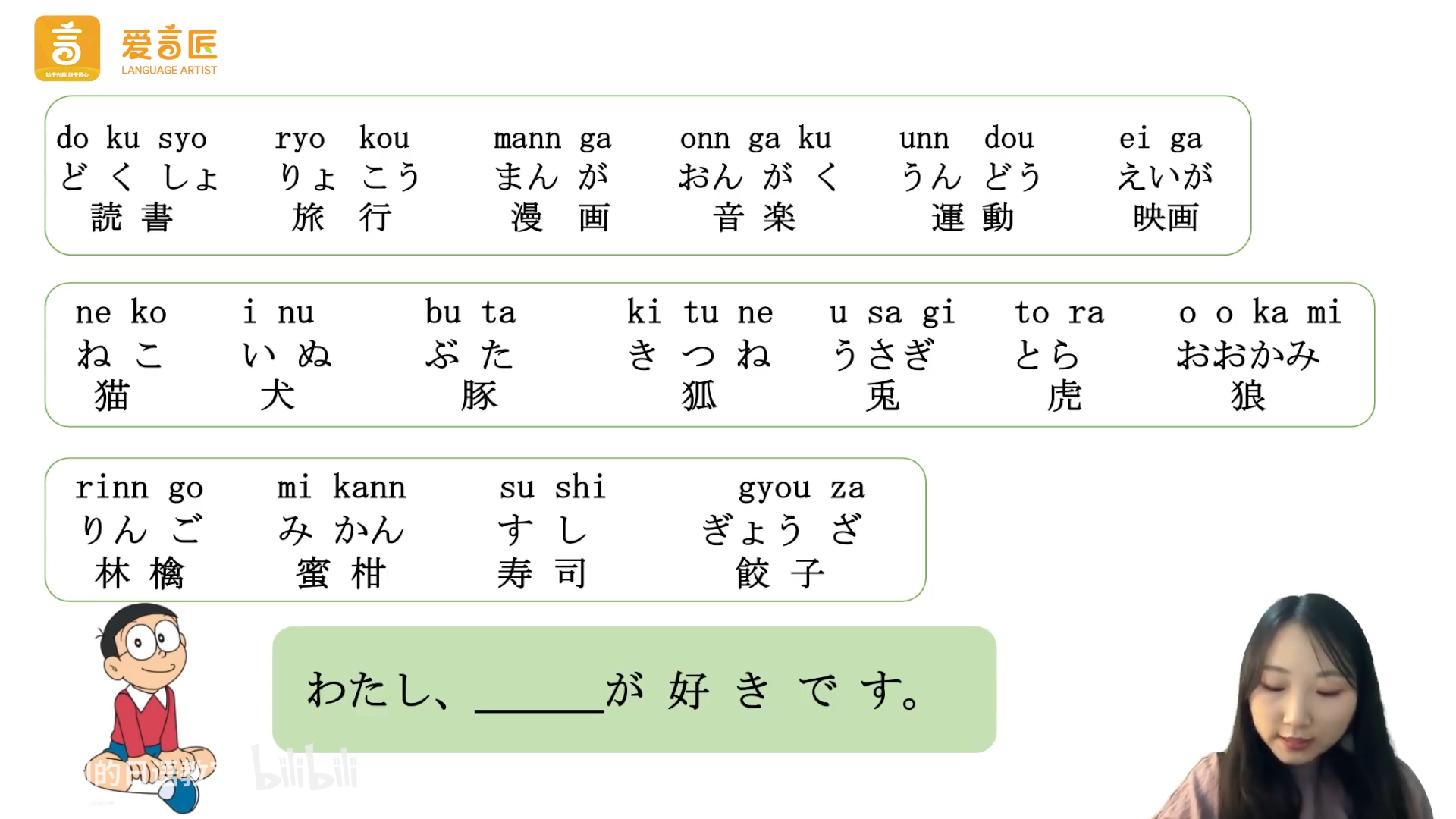 自我介绍——喜好单词