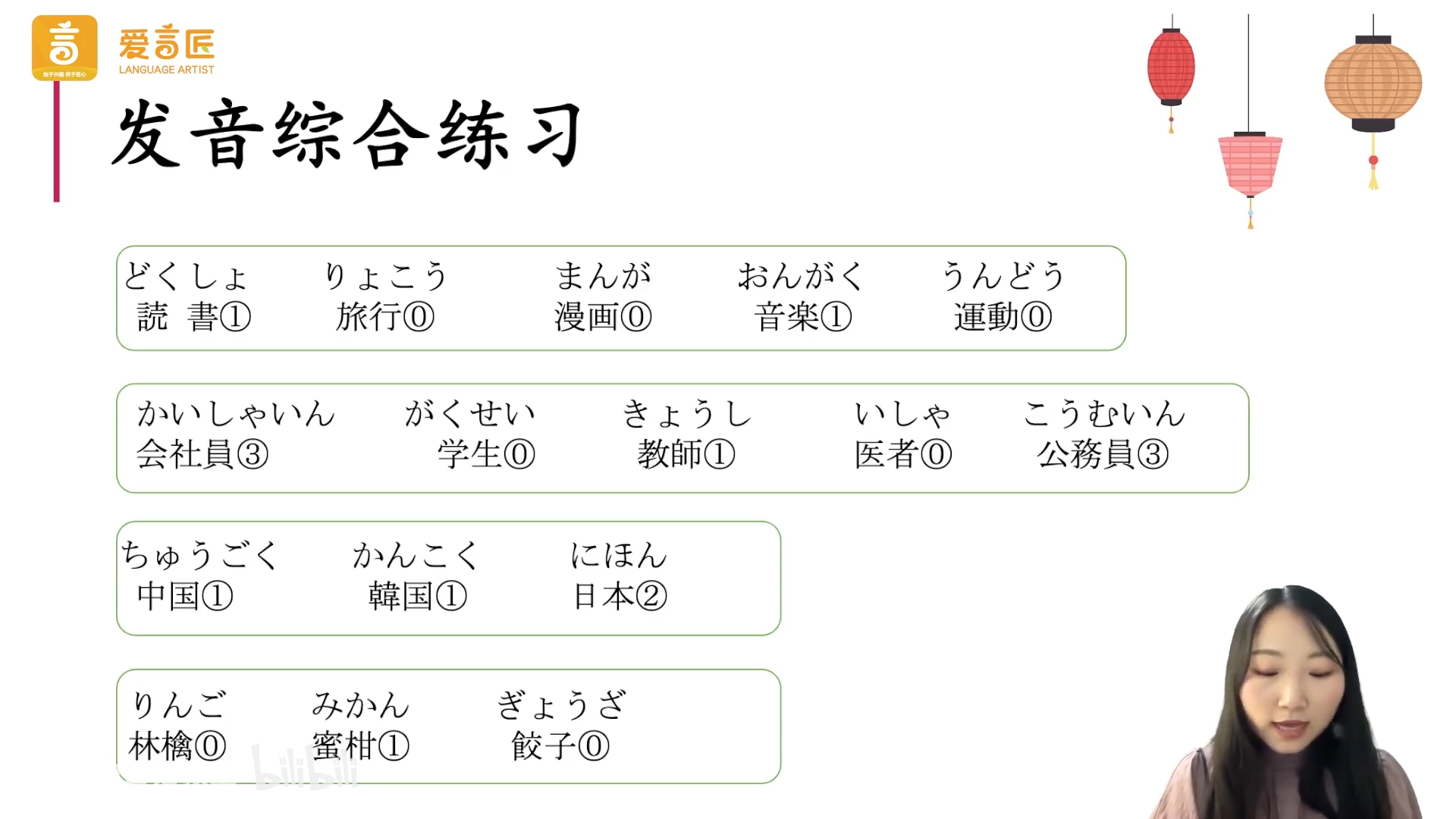 发音综合训练-空白