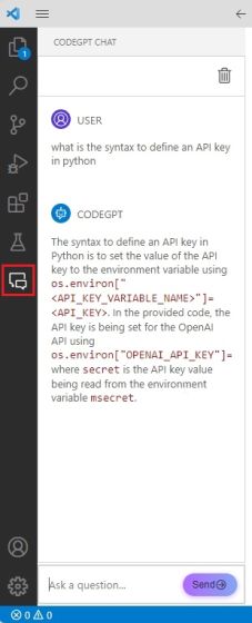 在 VS Code 中安装和使用 CodeGPT （2023）