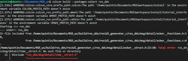 Idl and internal struct should be used in the same name