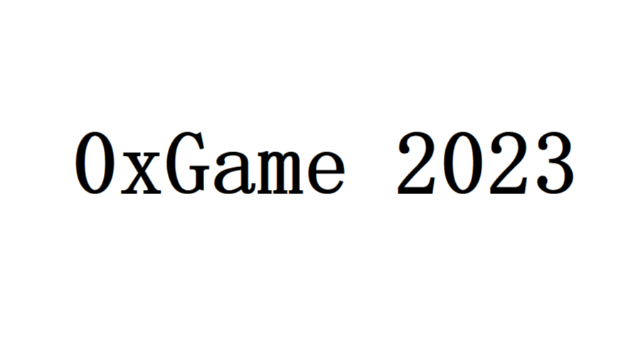 0xGame 2023【WEEK4】Crypto WP