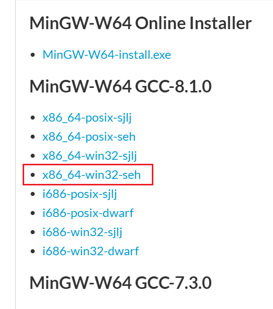 mingw下載