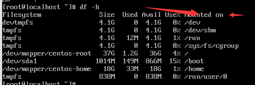 Linux查看磁盘空间，文件系统、挂载