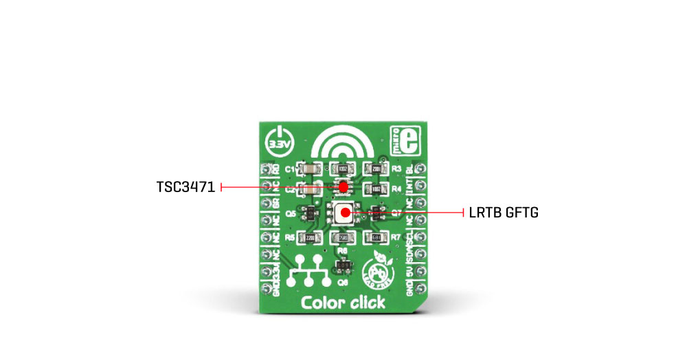 Mikroe Sensors Color click