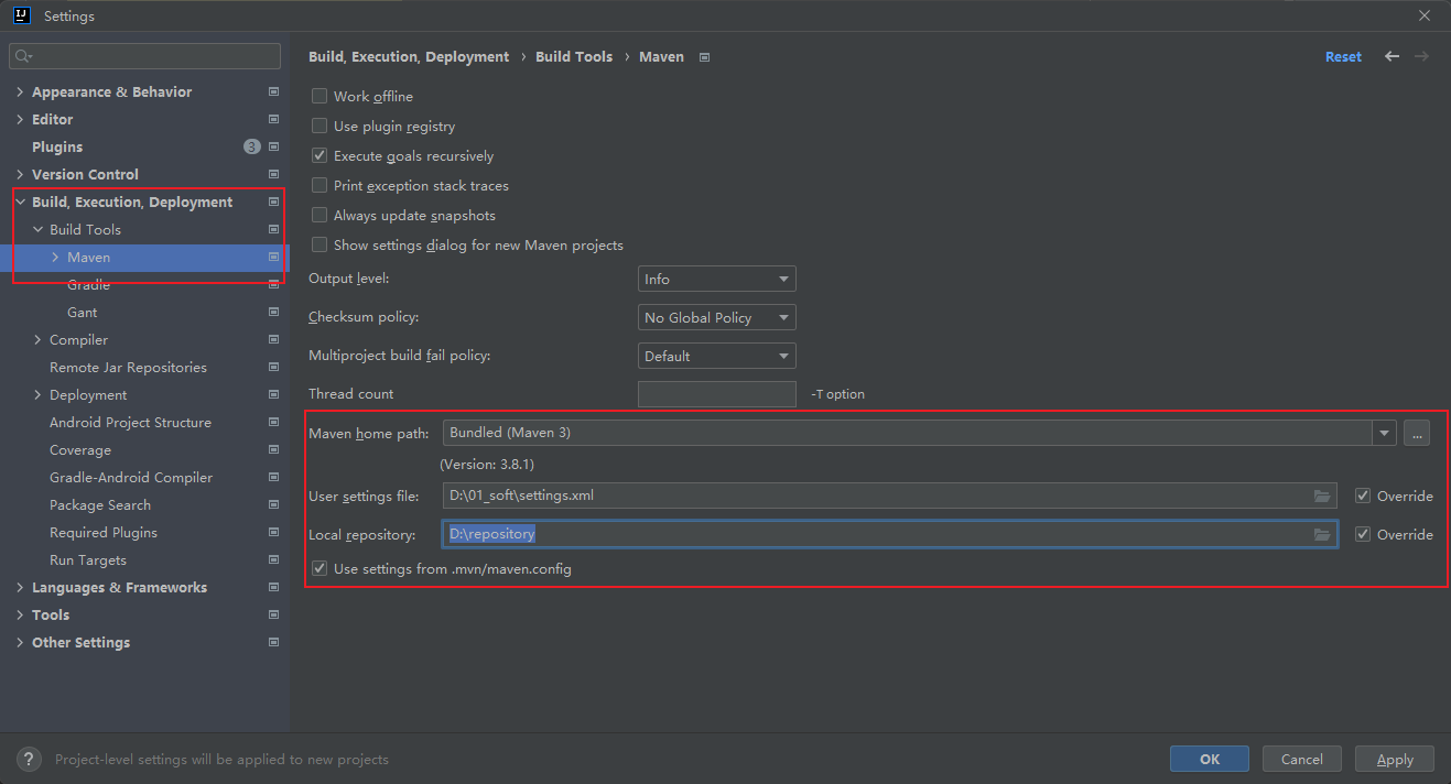 02_IDEA设置Maven路径 仅当前项目生效 && 永久生效 - ~不想起名~ - 博客园