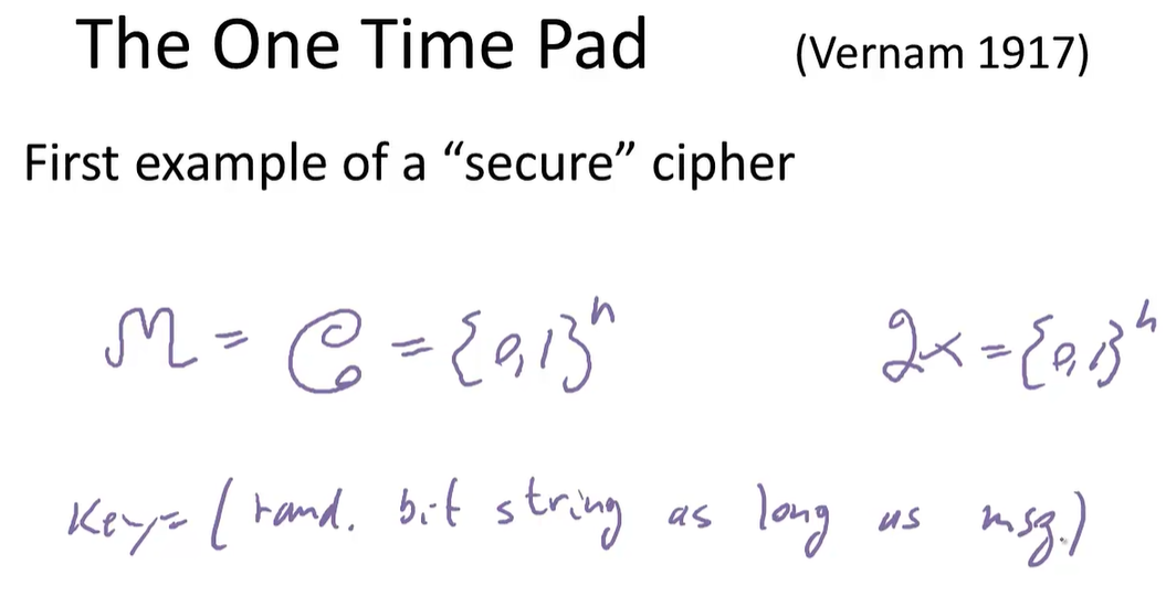 Cipher005__  史丹佛密碼學__The One Time Pad