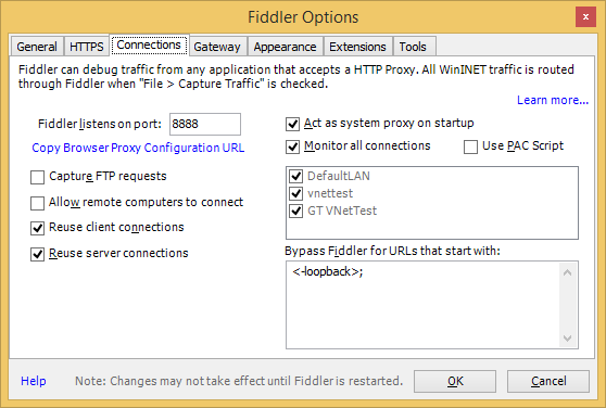 Fiddler not intercepting PowerShell web requests