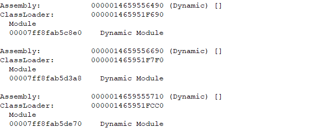 Loaded assemblies