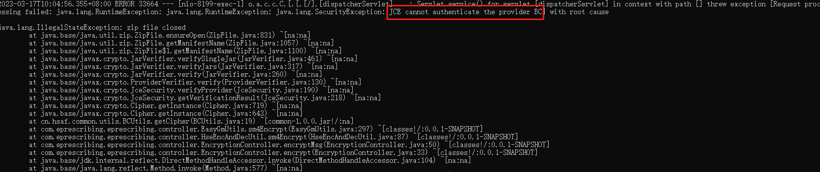 JCE Cannot Authenticate The Provider BC - 流氓大菠萝 - 博客园