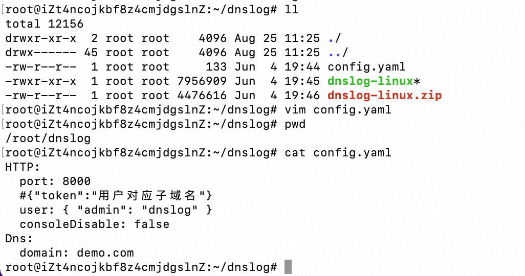 DNSLOG平台搭建及其原理分析