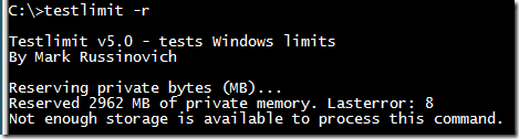 thumbnail image 6 of blog post titled 
	
	
	 
	
	
	
				
		
			
				
						
							Pushing the Limits of Windows: Virtual Memory
							
						
					
			
		
	
			
	
	
	
	
	

