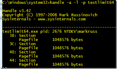 thumbnail image 22 of blog post titled 
	
	
	 
	
	
	
				
		
			
				
						
							Pushing the Limits of Windows: Virtual Memory
							
						
					
			
		
	
			
	
	
	
	
	
