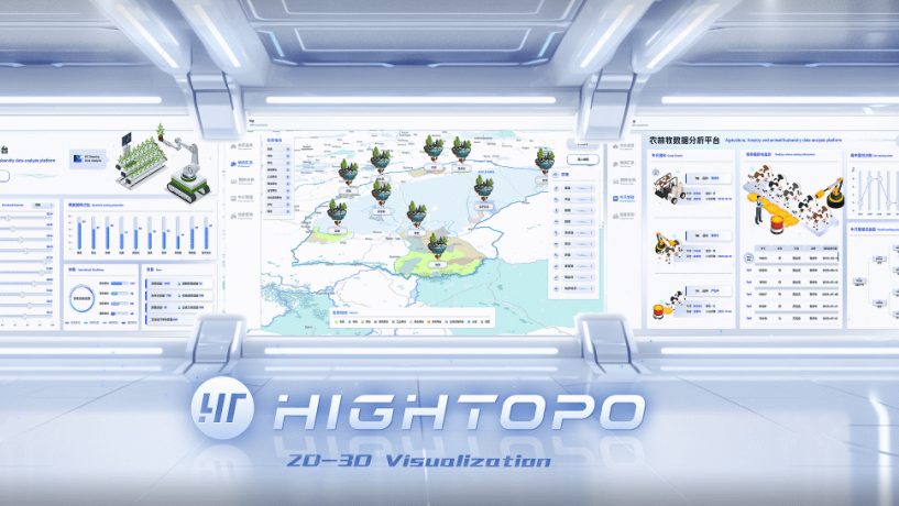 图扑智慧农业：农林牧数据可视化监控平台