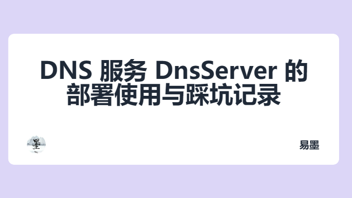 一个基于.NET7的开源DNS服务 DnsServer 的部署使用经验分享