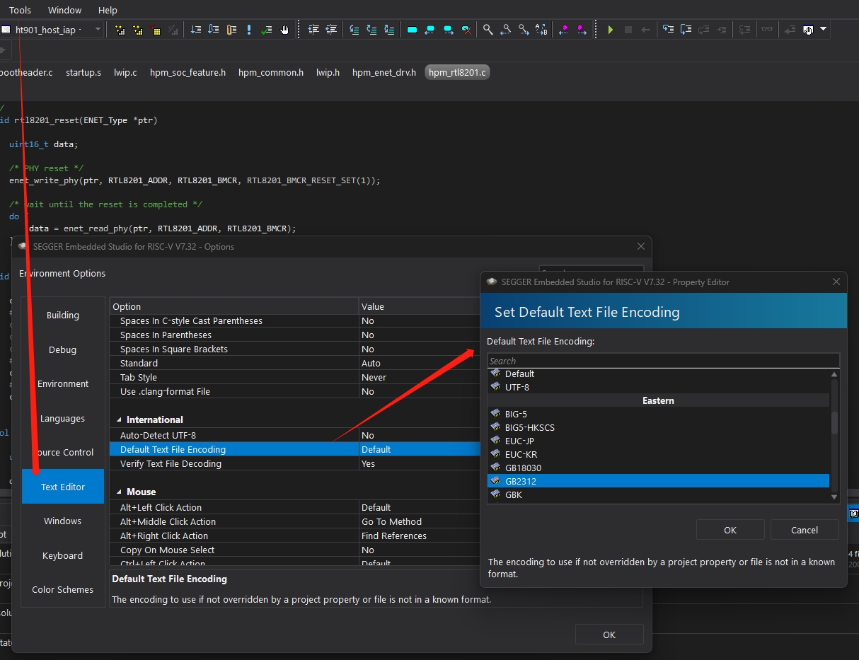 Segger embedded studio for risc v 