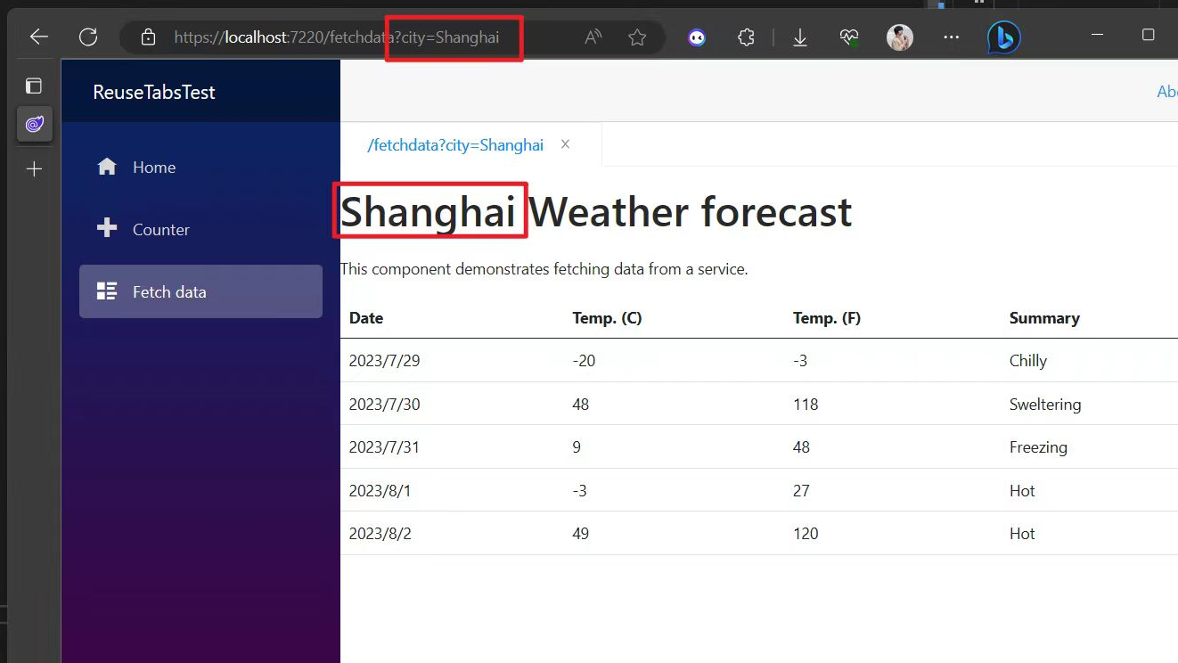 跟进 .NET 8 Blazor 之 ReuseTabs 支持 Query 属性绑定