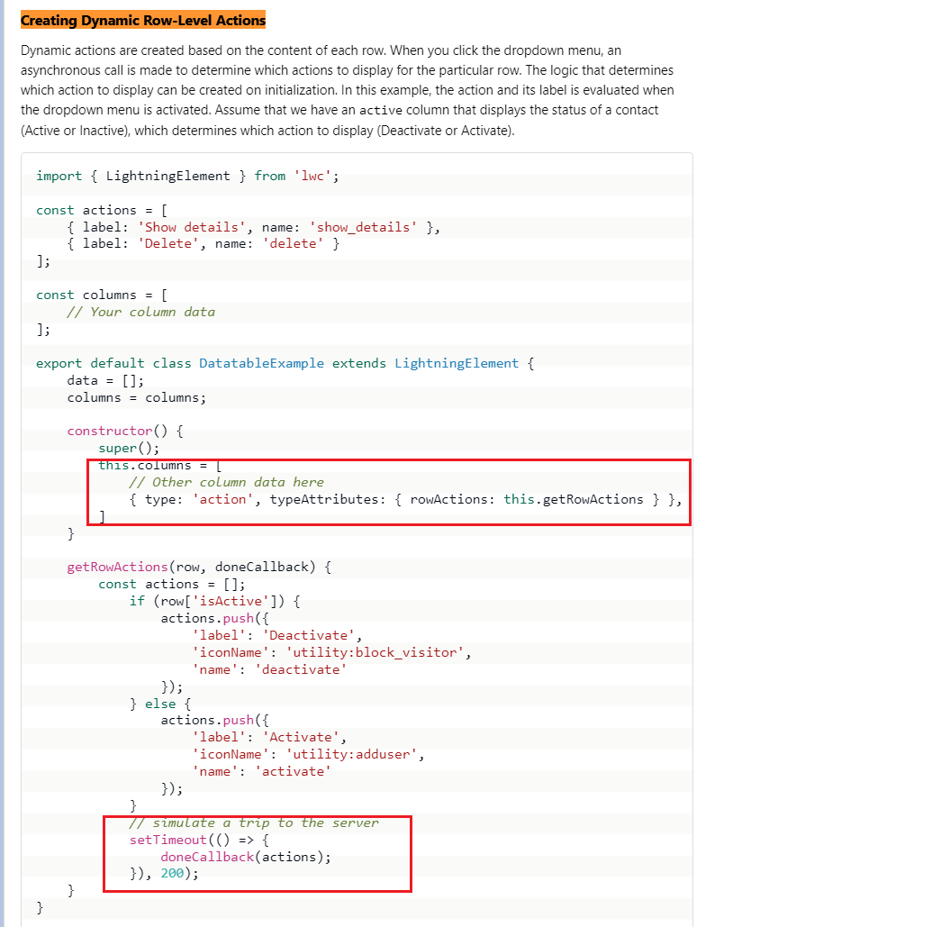 Salesforce LWC学习(四十) datatable的dynamic action的小坑浅谈