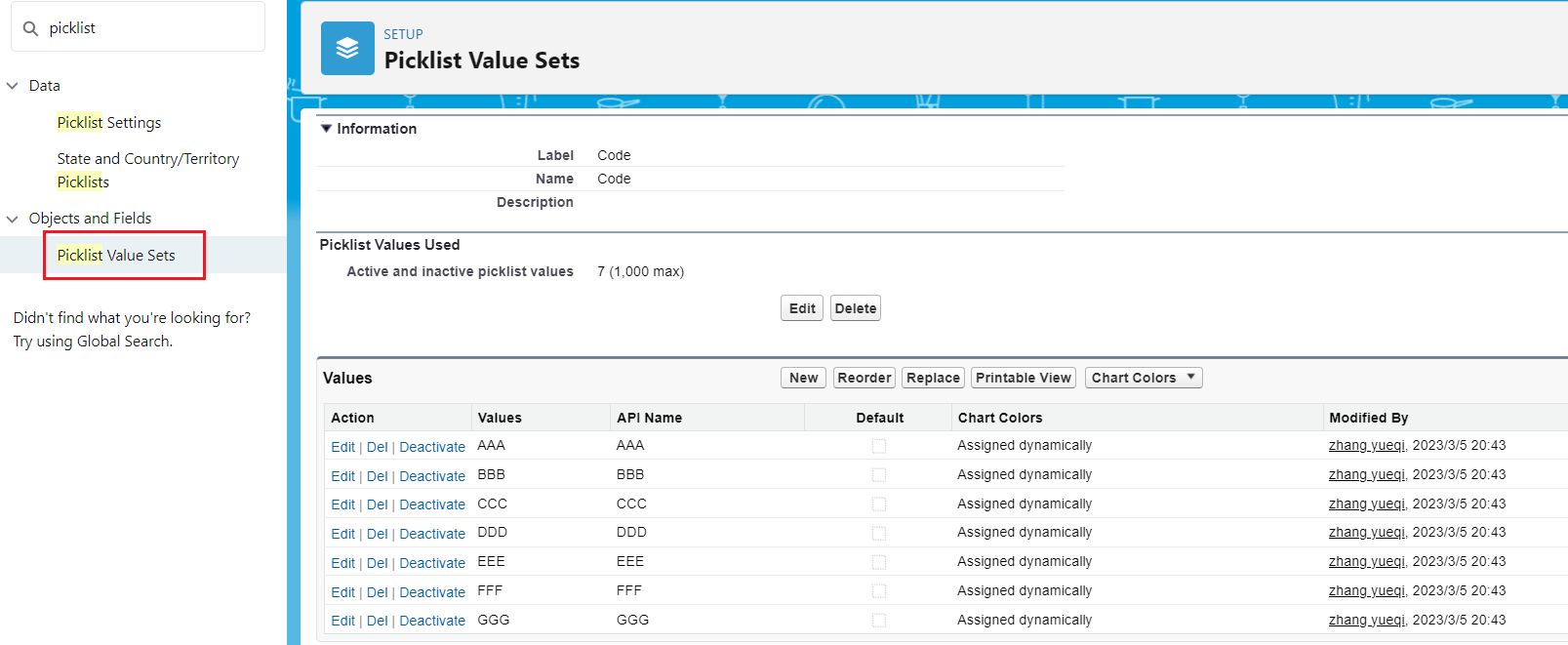 salesforce零基础学习（一百二十六） Picklist Value Set 优缺点和使用探讨