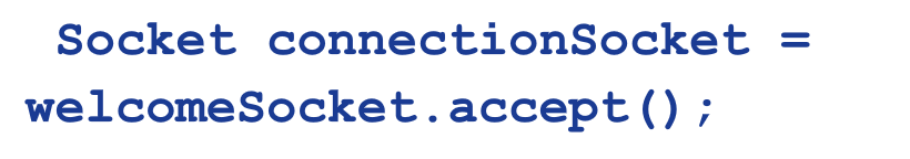3. server：等待客户连接
