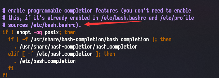 ~/.bashrc还可能执行/etc/bashrc