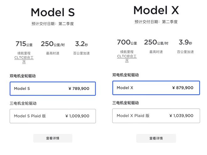 特斯拉全系大幅降价 Model Y 调整为 259900 元起售