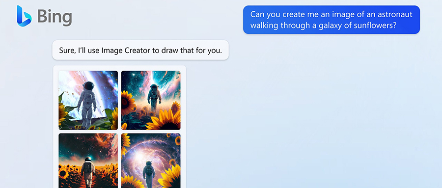 微软 Bing 支持 AI 绘画了！输入文字就能出图，DALL-E 驱动
