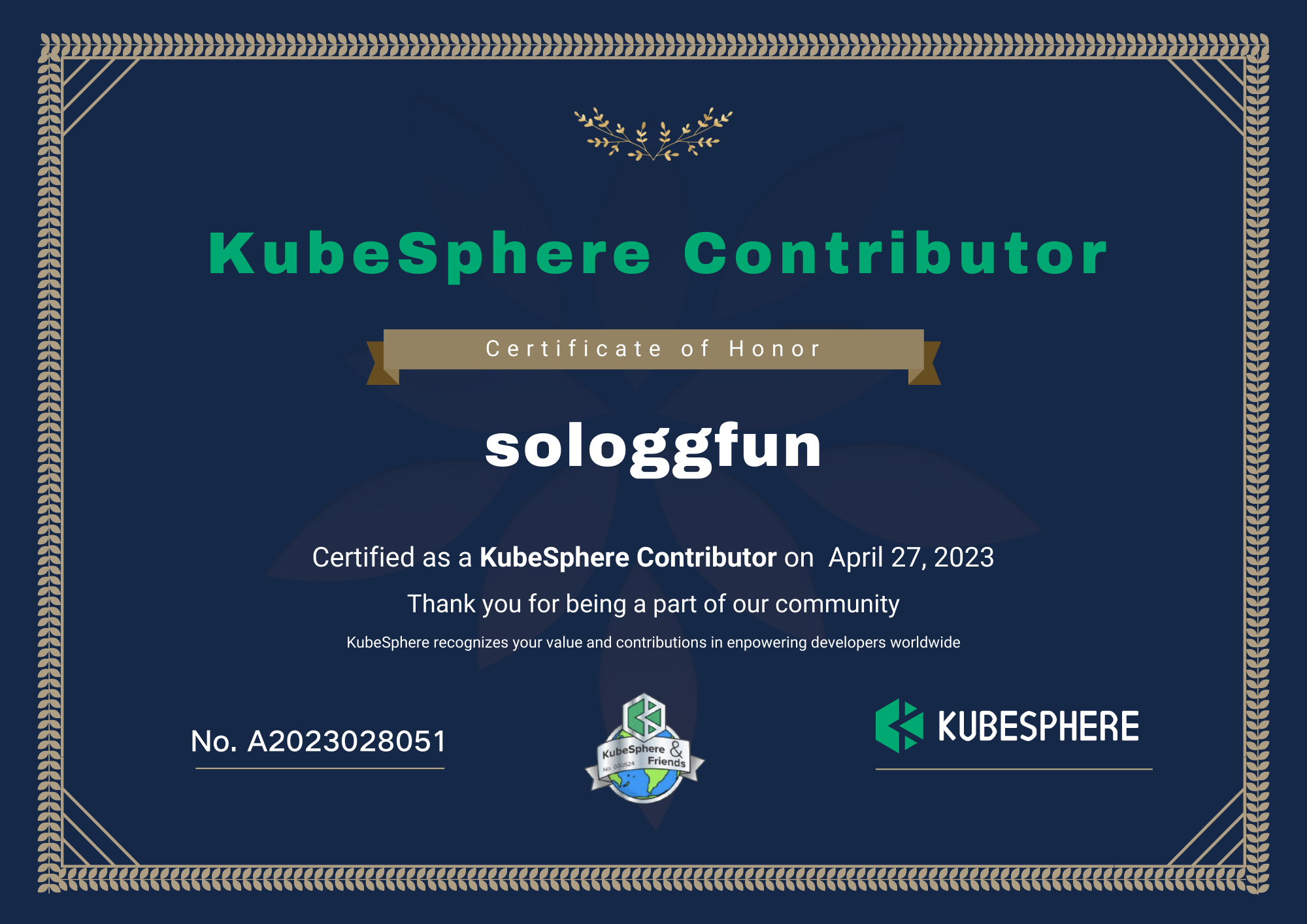 KubeSphere 社区双周报 | 杭州站 Meetup 议题征集中 | 2023.04.14-04.27