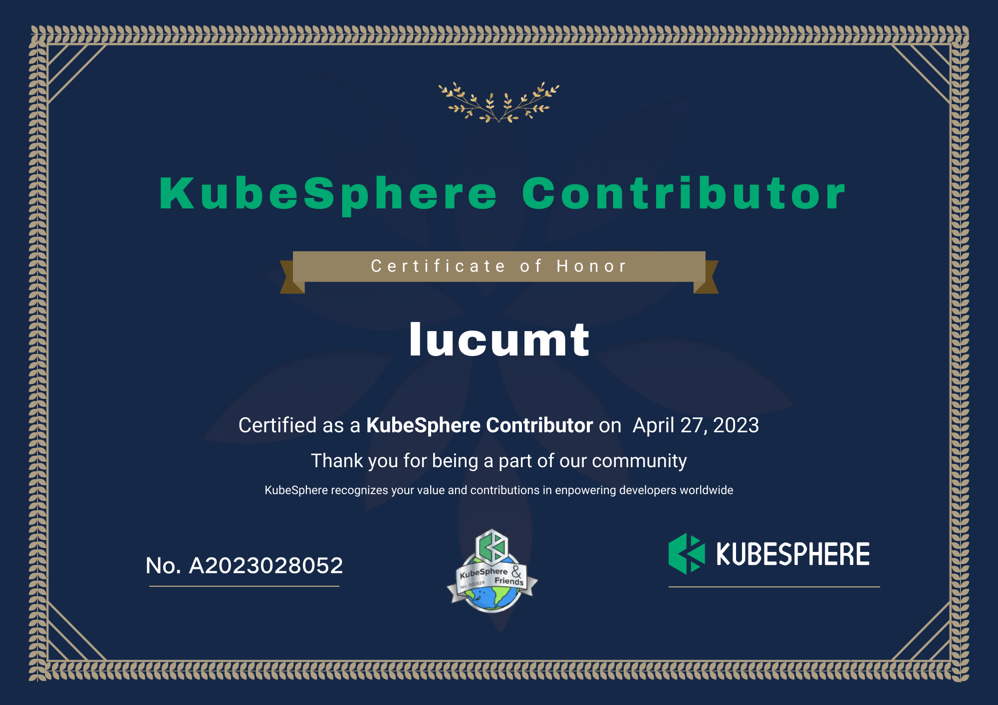 KubeSphere 社区双周报 | 杭州站 Meetup 议题征集中 | 2023.04.14-04.27