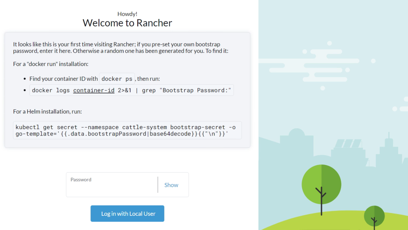 Rancher bootstrap 密码