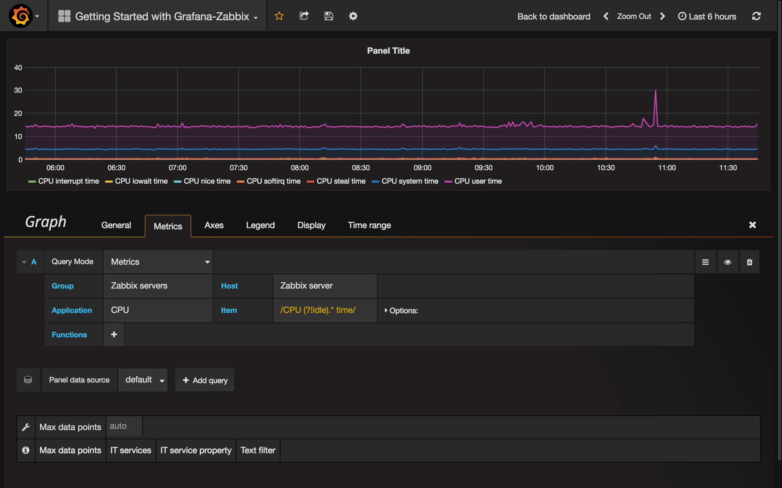 Zabbix multi items with regex